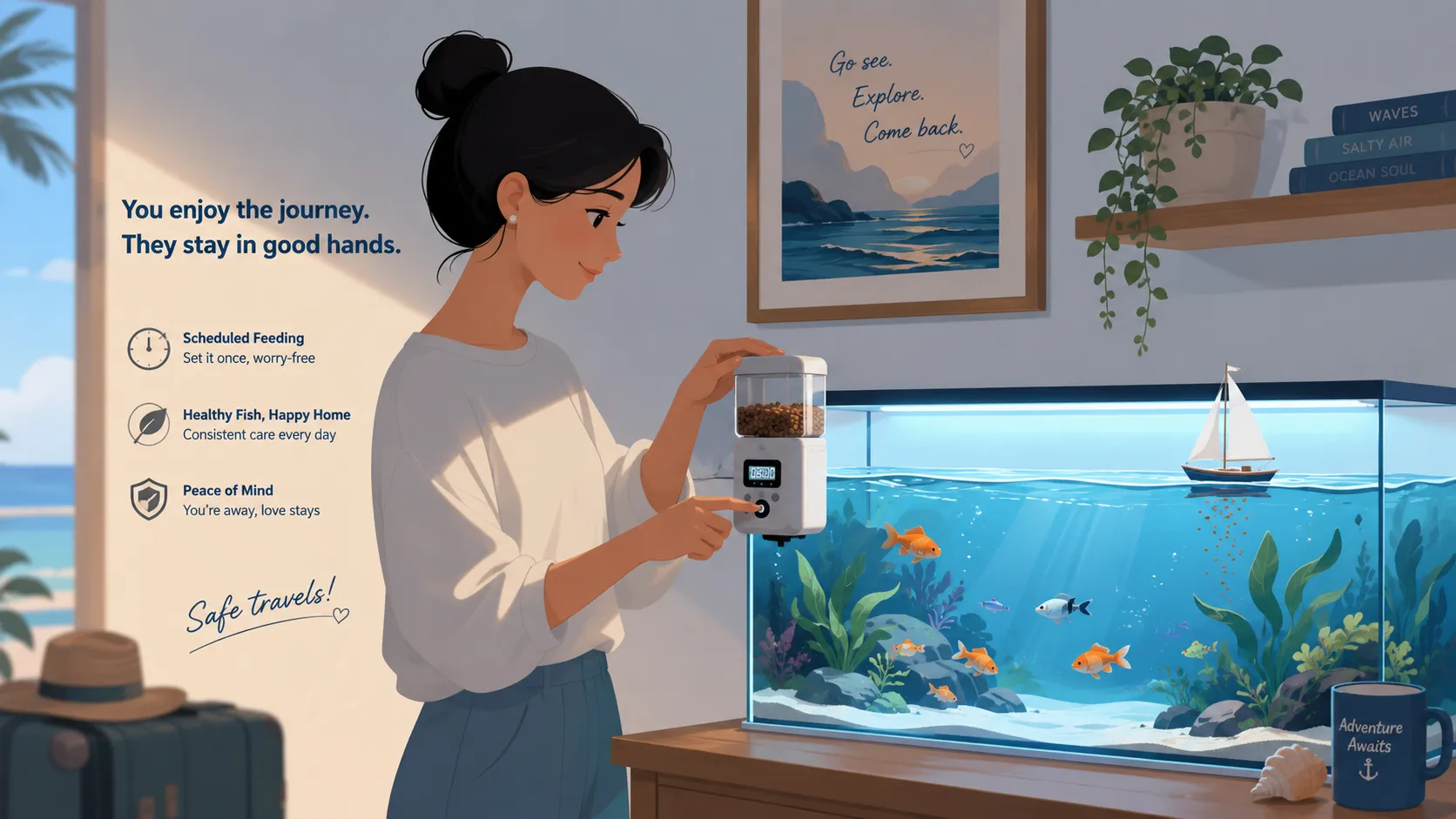 How Do You Feed Fish While on Vacation