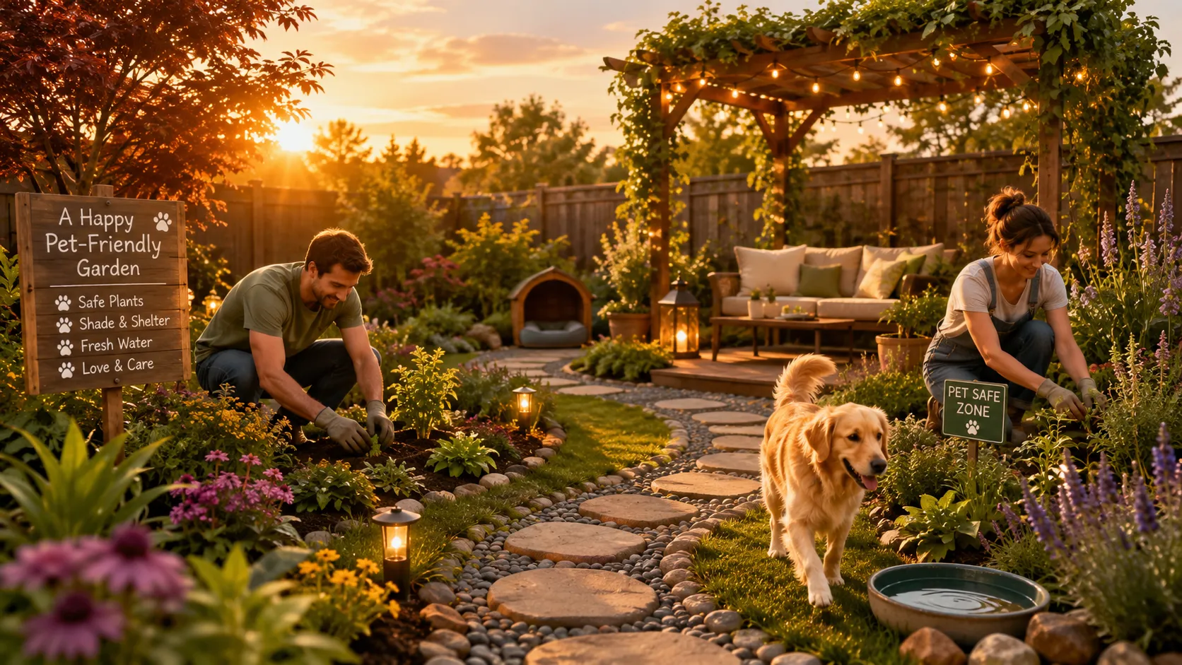 How to Create a Pet-friendly Garden
