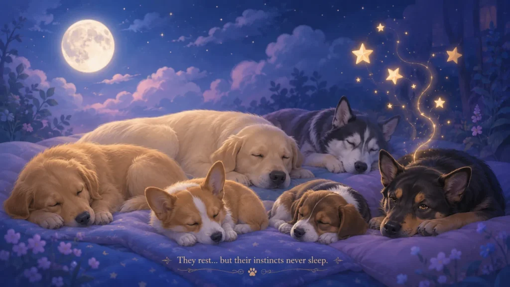 What Dog Breeds Sleep with Their Eyes Open